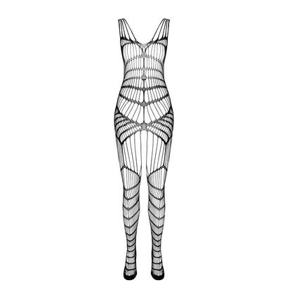 PASSION - BS 102 BODYSTOCKING RED ONE SIZE - My naughty haven #