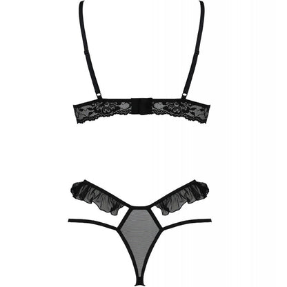 PASSION - DOLLY SET TWO PIECES BLACK S/M - My naughty haven #