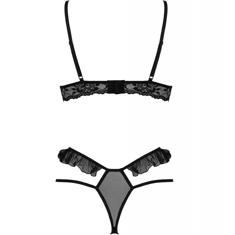 PASSION - DOLLY SET TWO PIECES BLACK S/M - My naughty haven #