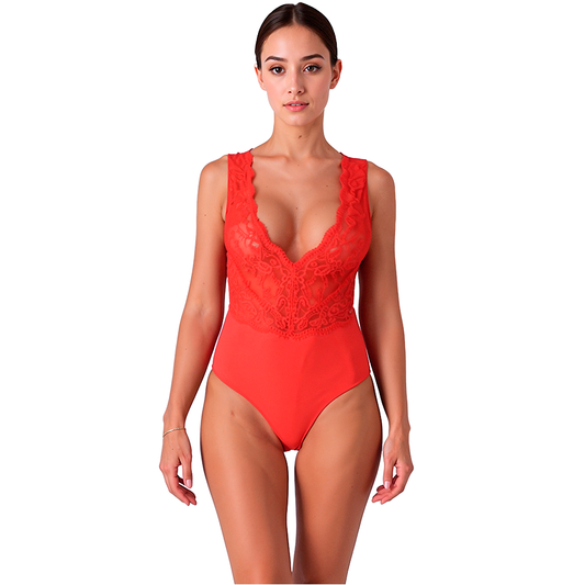 PASSION - EVALIE BODY RED L/XL - My naughty haven #