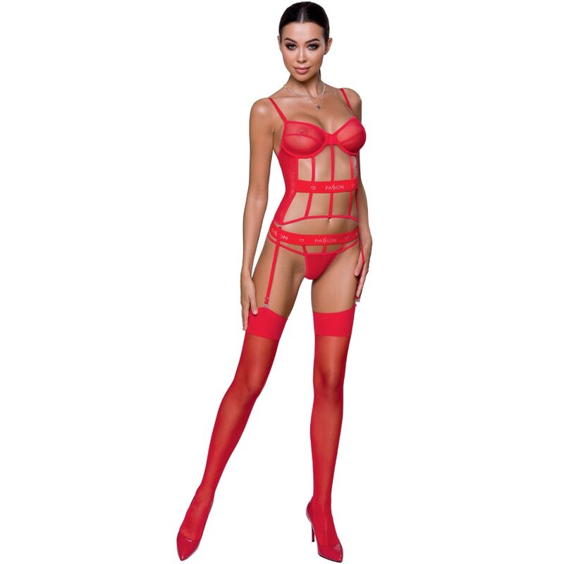 PASSION - KYOUKA CORSET - RED L/XL - My naughty haven #