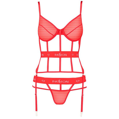 PASSION - KYOUKA CORSET - RED L/XL - My naughty haven #