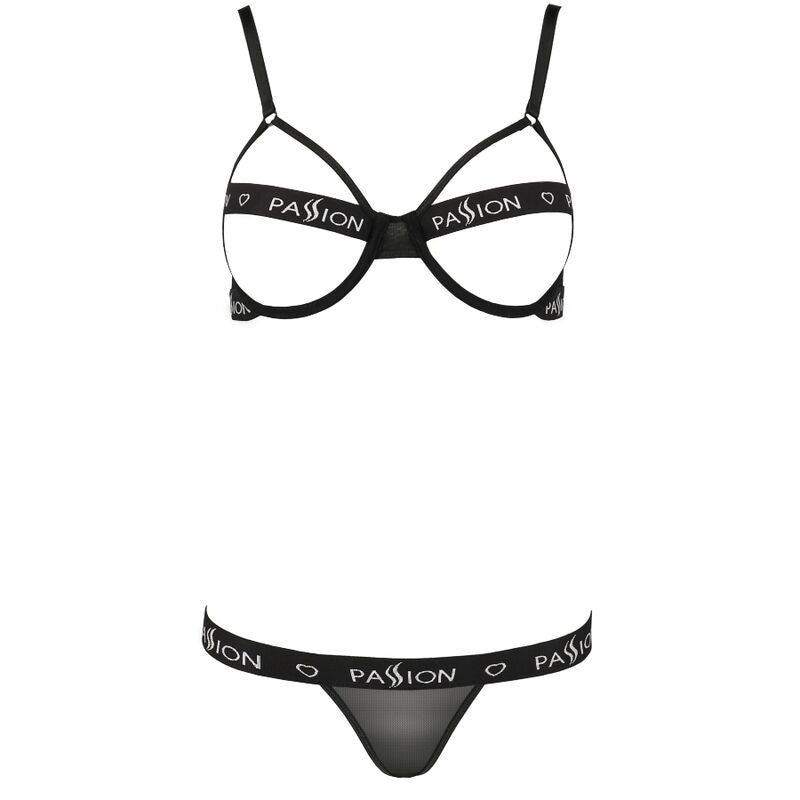 PASSION - KYOUKA SET TWO PIECES BLACK S/M - My naughty haven #