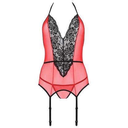 PASSION - PEONIA CORSET EROTIC LINE RED S/M - My naughty haven #