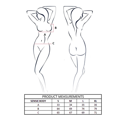 PASSION - SENSIE BODY CORAL L/XL - My naughty haven #