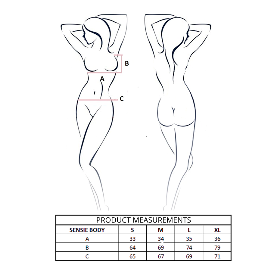 PASSION - SENSIE BODY NAVY BLUE L/XL - My naughty haven #