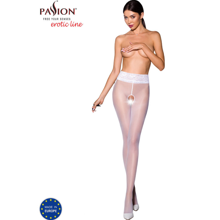 PASSION - TIOPEN 008 WHITE TIGHTS 1/2 30 DEN - My naughty haven #