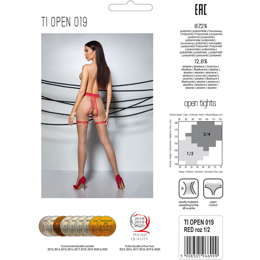 PASSION - TIOPEN 019 BLACK TIGHTS 1/2 20 DEN - My naughty haven #