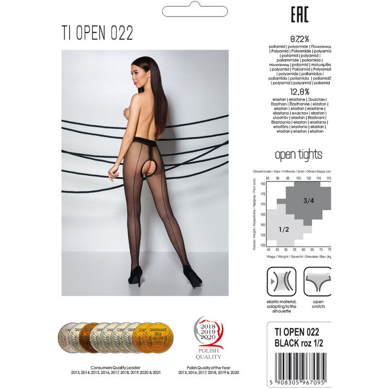 PASSION - TIOPEN 022 BLACK TIGHTS 1/2 20 DEN - My naughty haven #