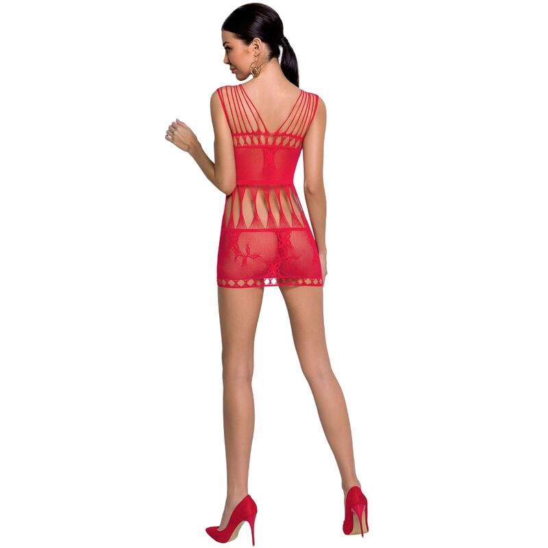 PASSION - WOMAN BS090 RED BODYSTOCKING ONE SIZE - My naughty haven #