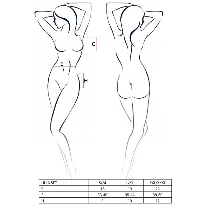 PASSION - WOMAN ULLA SET SIZE L/XL - My naughty haven #