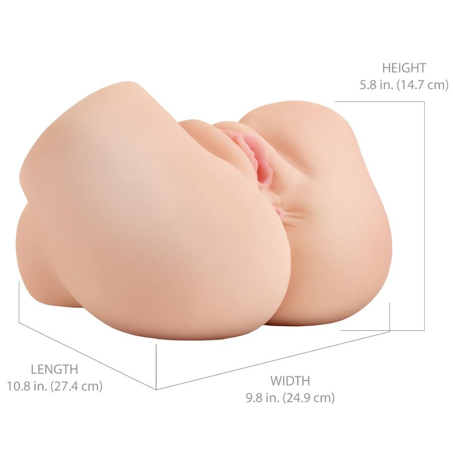 PDX ELITE - BACK THAT ASS UP REALISTIC VIBRATING VAGINA AND ANUS MASTURBATOR - My naughty haven #