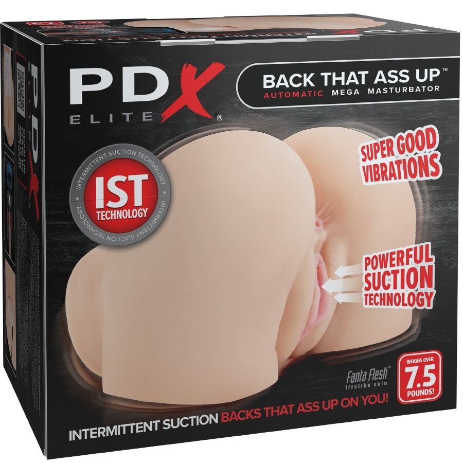 PDX ELITE - BACK THAT ASS UP REALISTIC VIBRATING VAGINA AND ANUS MASTURBATOR - My naughty haven #
