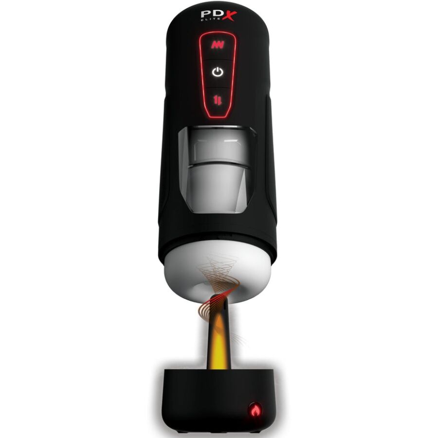 PDX ELITE - MILK ME HOTTER AUTOMATIC MASTURBATOR WITH THRUSTING AND HEAT EFFECT VIBRATION - My naughty haven #