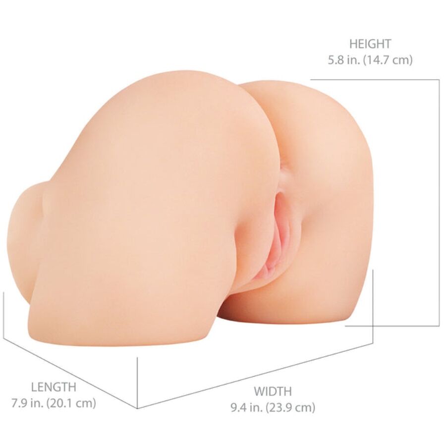 PDX ELITE - SHAKETHAT ASS REALISTIC VAGINA AND ANUS MASTURBATOR WITH VIBRATION - My naughty haven #