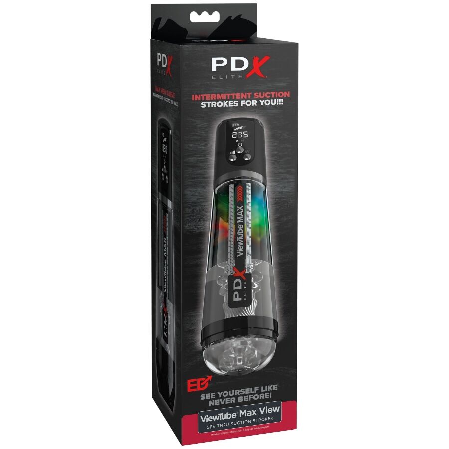 PDX ELITE - VIEWTUBE MAX VIEW AUTOMATIC MASTURNADOR WITH TRANSPARENT SUCTION - My naughty haven #