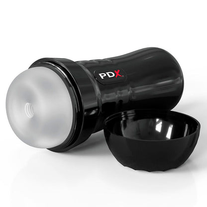 PDX EXTREME - SLIDE & GLIDE SELF-LUBRICATING MASTURBATOR CLEAR - My naughty haven #