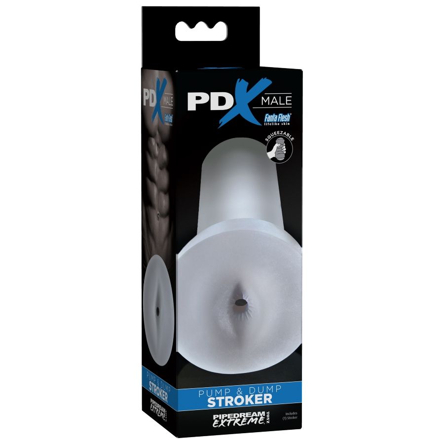 PDX MALE - PUMP AND DUMP STROKER - CLEAR - My naughty haven #