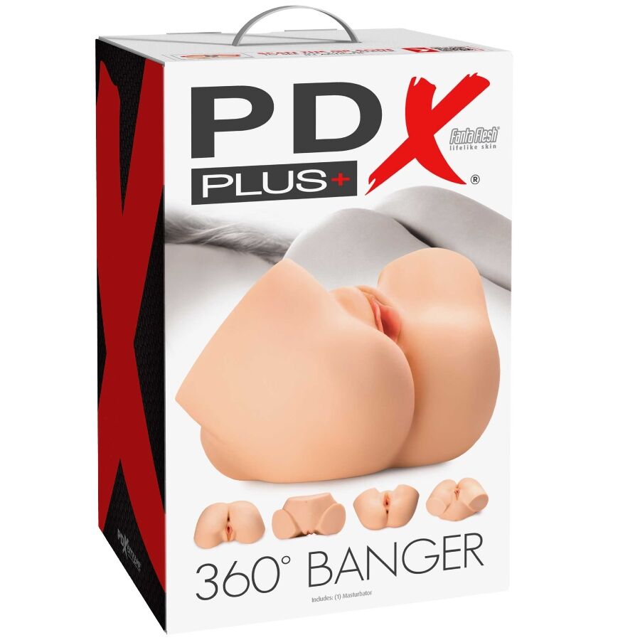 PDX PLUS - 360 BANGER REALISTIC ANAL AND VAGINA MASTURBATOR - My naughty haven #