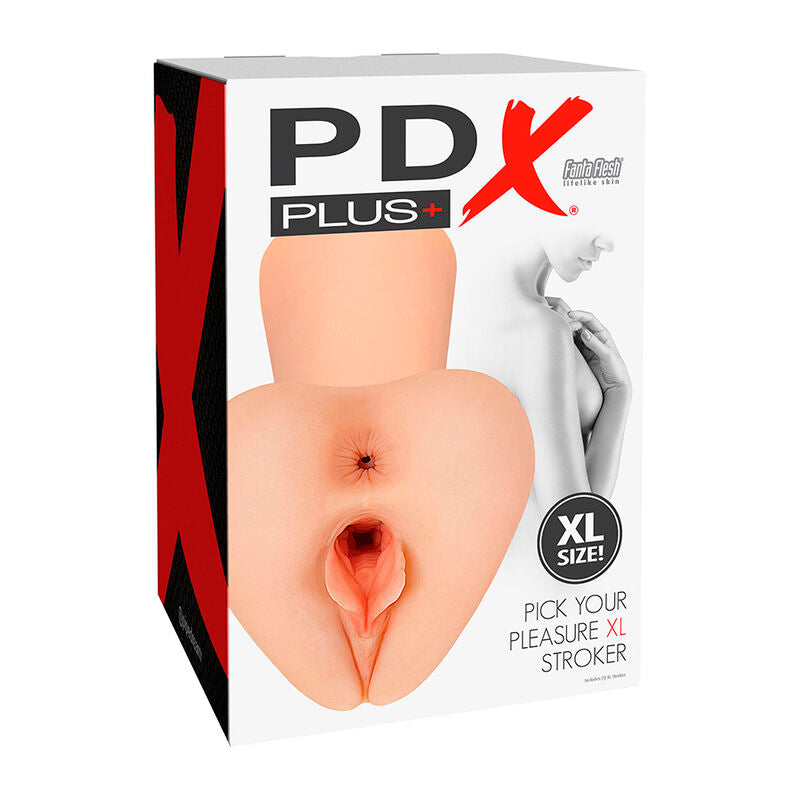 PDX PLUS - PICK YOUR PLEASURE XL REALISTIC STROKER FLESH - My naughty haven #