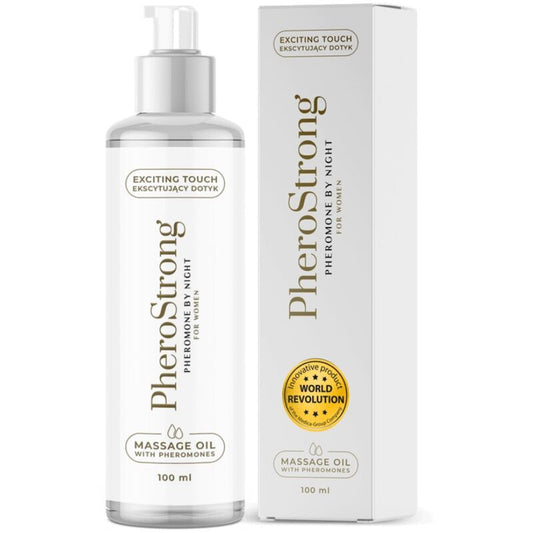 PHEROSTRONG - MASSAGE OIL BY NIGHT FOR WOMEN 100 ML - My naughty haven #