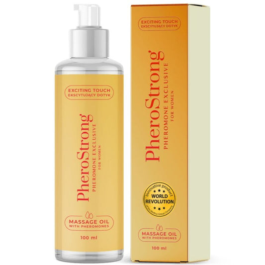 PHEROSTRONG - MASSAGE OIL EXCLUSIVE FOR WOMEN 100 ML - My naughty haven #