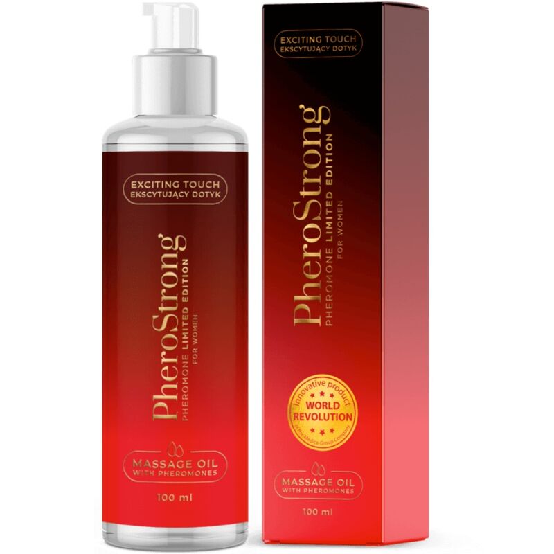 PHEROSTRONG - MASSAGE OIL LIMITED EDITION FOR WOMEN 100 ML - My naughty haven #
