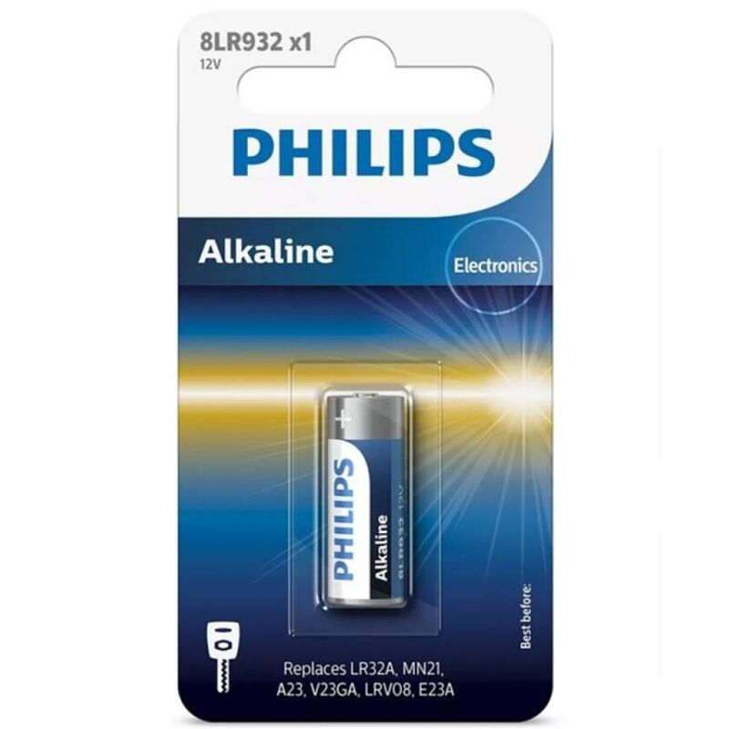 PHILIPS - ALKALINE BATTERY 12V LR23A MN21 8LR932 BLISTER*1 - My naughty haven #