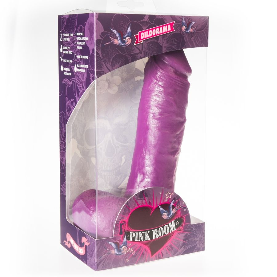 PINK ROOM - ANTON REALISTIC DILDO PURPLE 21.5 CM - My naughty haven #