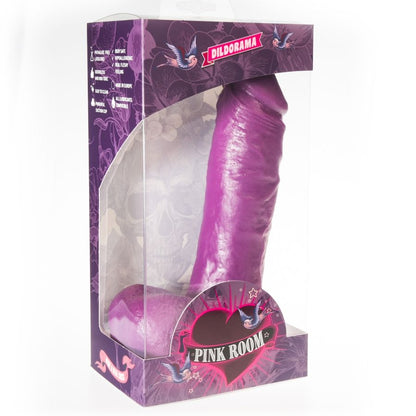 PINK ROOM - ANTON REALISTIC DILDO PURPLE 21.5 CM - My naughty haven #