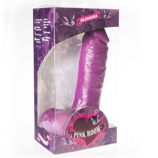 PINK ROOM - ANTON REALISTIC DILDO PURPLE 21.5 CM - My naughty haven #