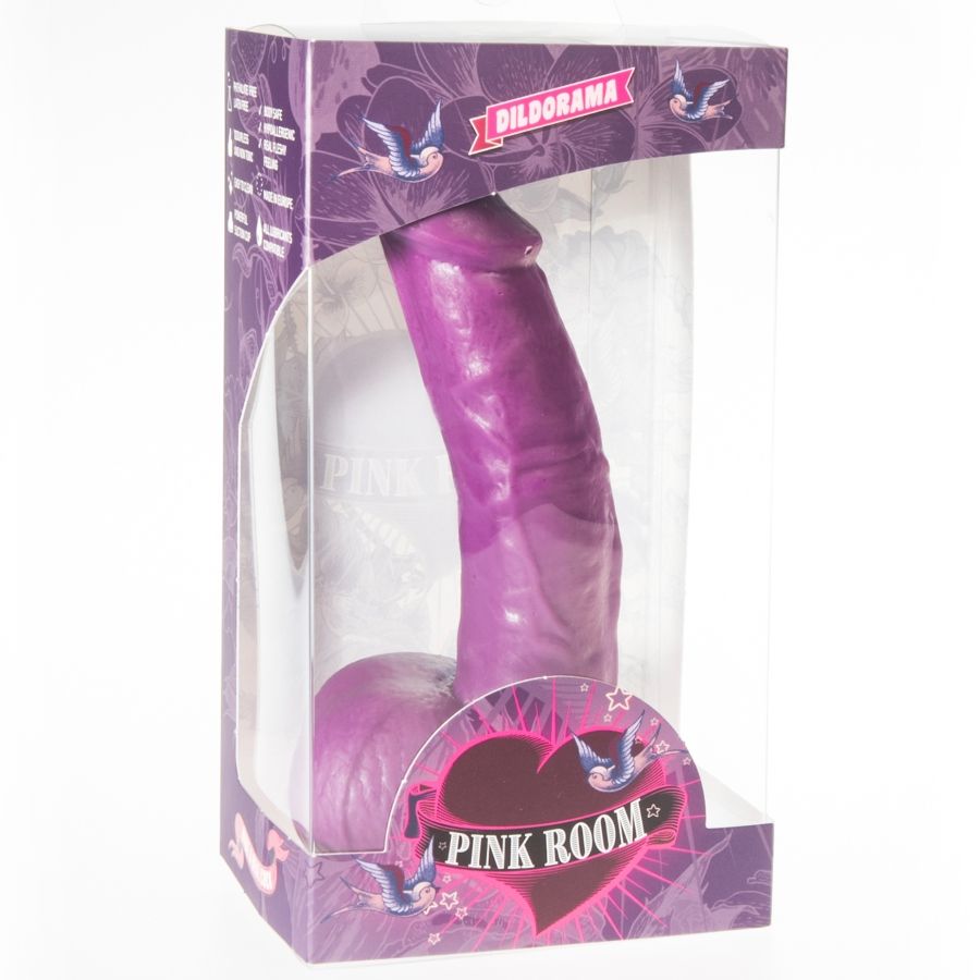 PINK ROOM - CONNOR REALISTIC DILDO PURPLE 16 CM - My naughty haven #