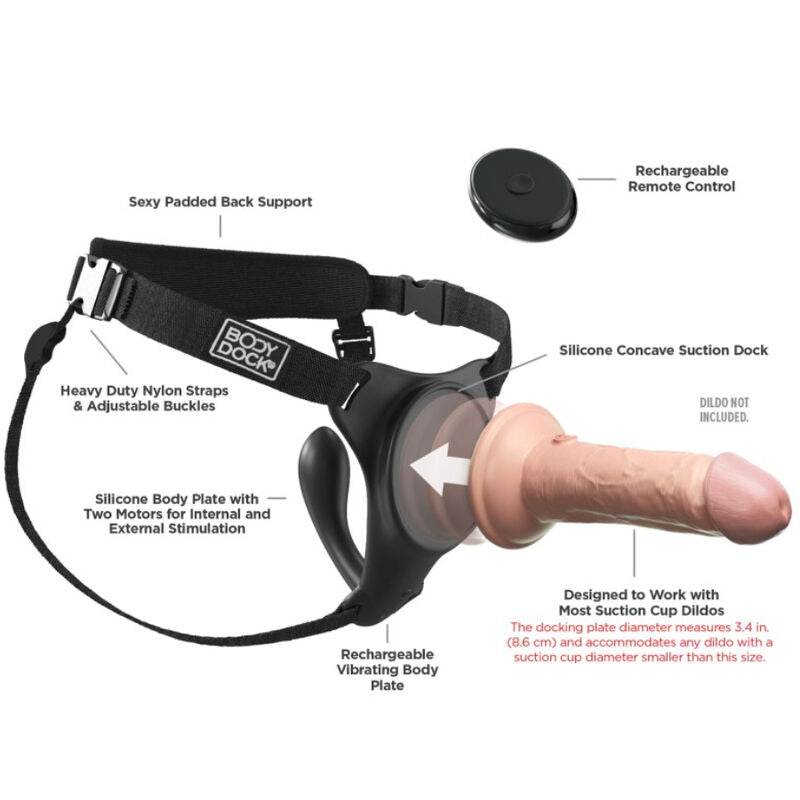PIPEDREAMS - BODY DOCK G-SPOT PRO HARNESS - My naughty haven #