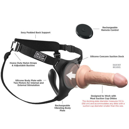 PIPEDREAMS - BODY DOCK G-SPOT PRO HARNESS - My naughty haven #