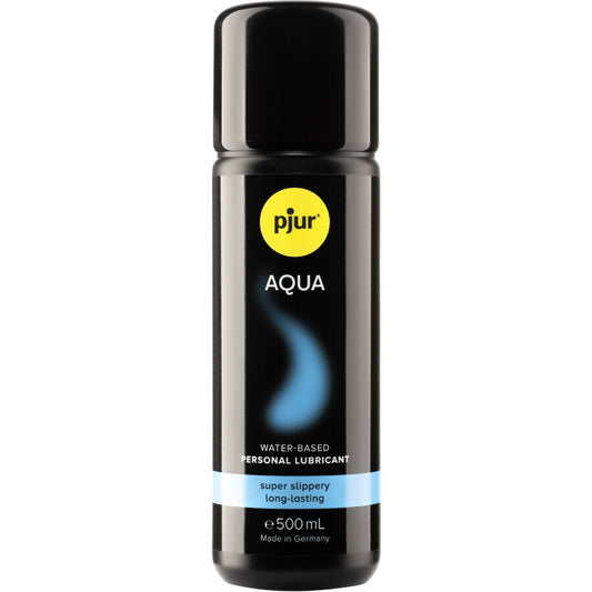 PJUR - AQUA WATER-BASED LUBRICANT 500 ML - My naughty haven #