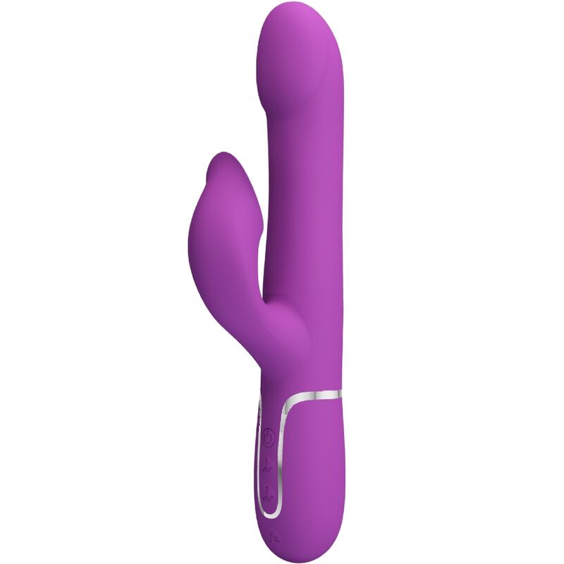 PRETTY LOVE - 4 IN 1 MULTIFUNCTION VIBRATOR & STIMULATOR PURPLE - My naughty haven #