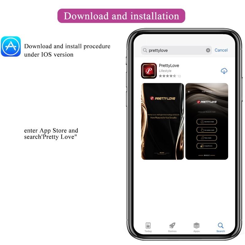PRETTY LOVE - ABNER APP PURPLE - My naughty haven #