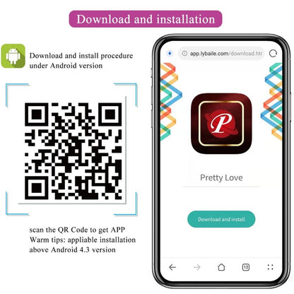 PRETTY LOVE - ABNER APP PURPLE - My naughty haven #