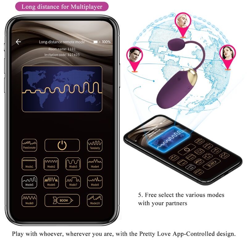 PRETTY LOVE - ABNER APP PURPLE - My naughty haven #