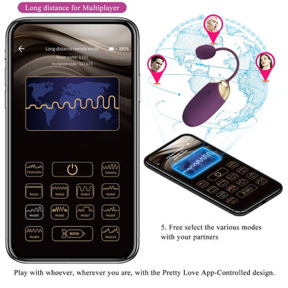 PRETTY LOVE - ABNER APP PURPLE - My naughty haven #