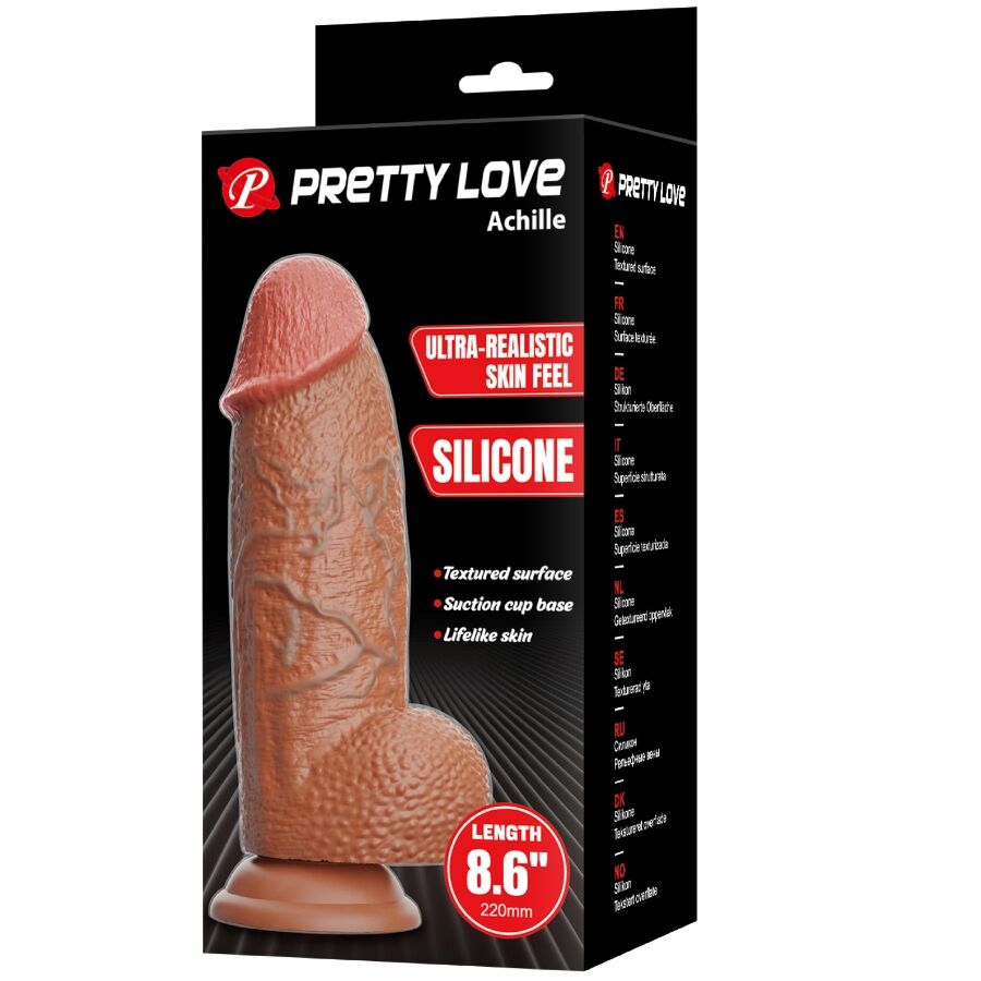 PRETTY LOVE - ACHILLE ULTRA REALISTIC DILDO 22 CM - My naughty haven #