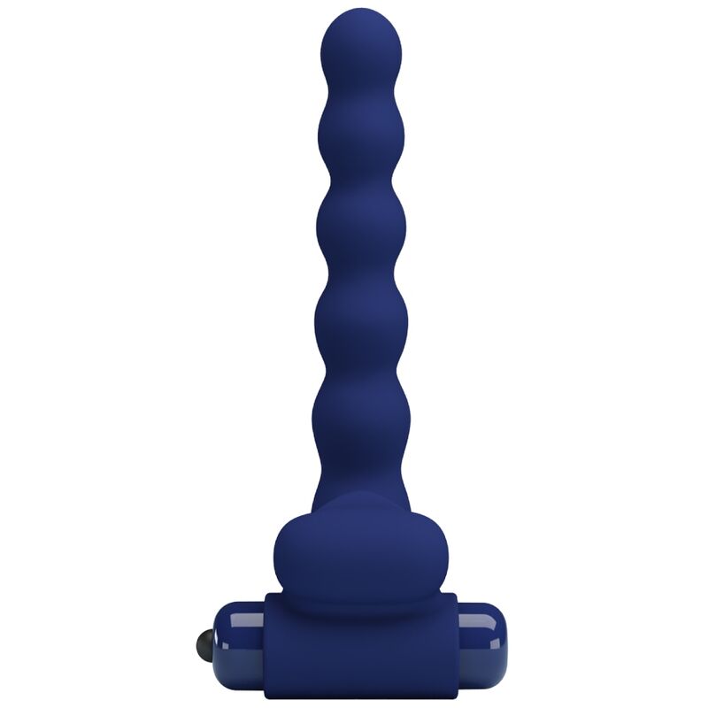 PRETTY LOVE - AJMAL VIBRATING RING WITH PLUG BLUE - My naughty haven #