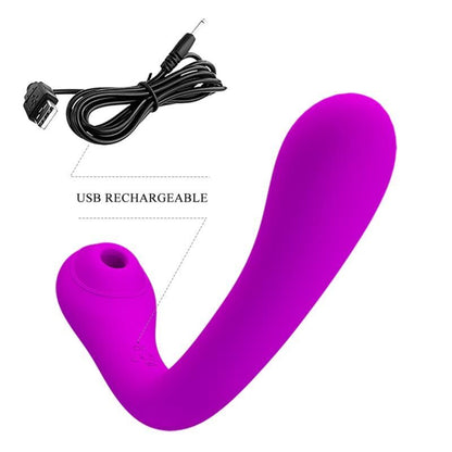 PRETTY LOVE - ALEX LILAC VIBRATOR AND CLITORAL SUCKER - My naughty haven #