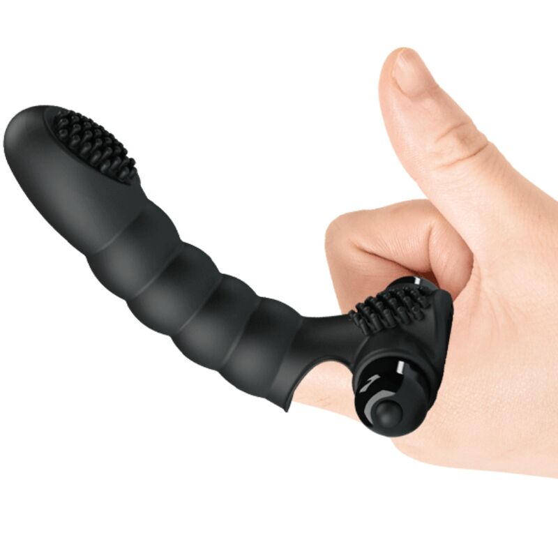 PRETTY LOVE - ALEXANDER FINGER VIBRATOR 10 VIBRATIONS BLACK - My naughty haven #