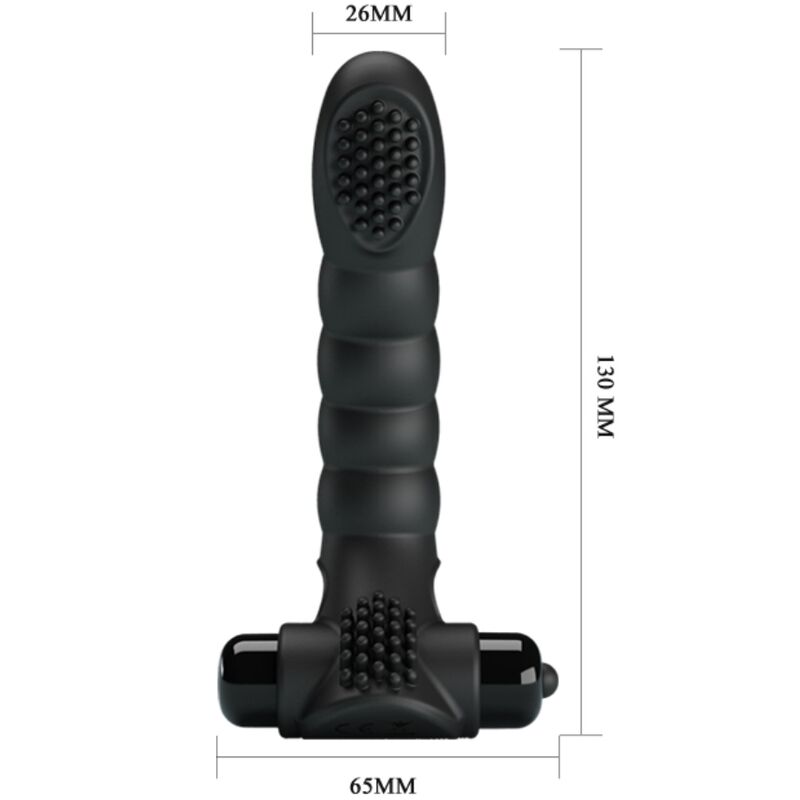PRETTY LOVE - ALEXANDER FINGER VIBRATOR 10 VIBRATIONS BLACK - My naughty haven #