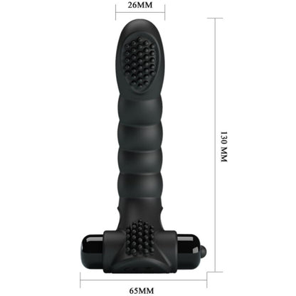 PRETTY LOVE - ALEXANDER FINGER VIBRATOR 10 VIBRATIONS BLACK - My naughty haven #