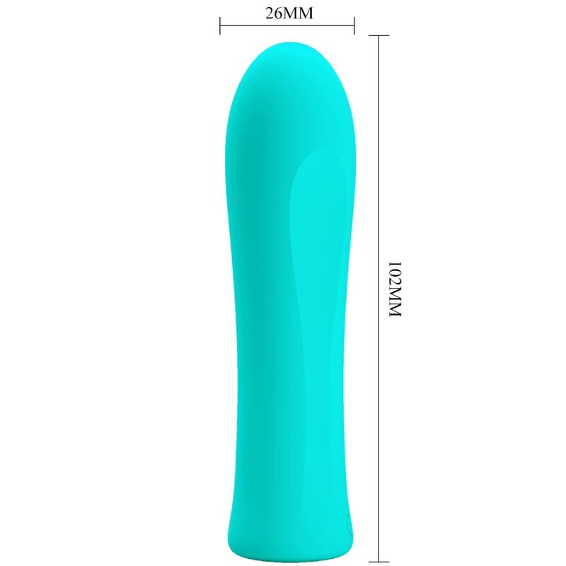 PRETTY LOVE - ALFREDA SUPER POWER VIBRATOR AQUA GREEN - My naughty haven #