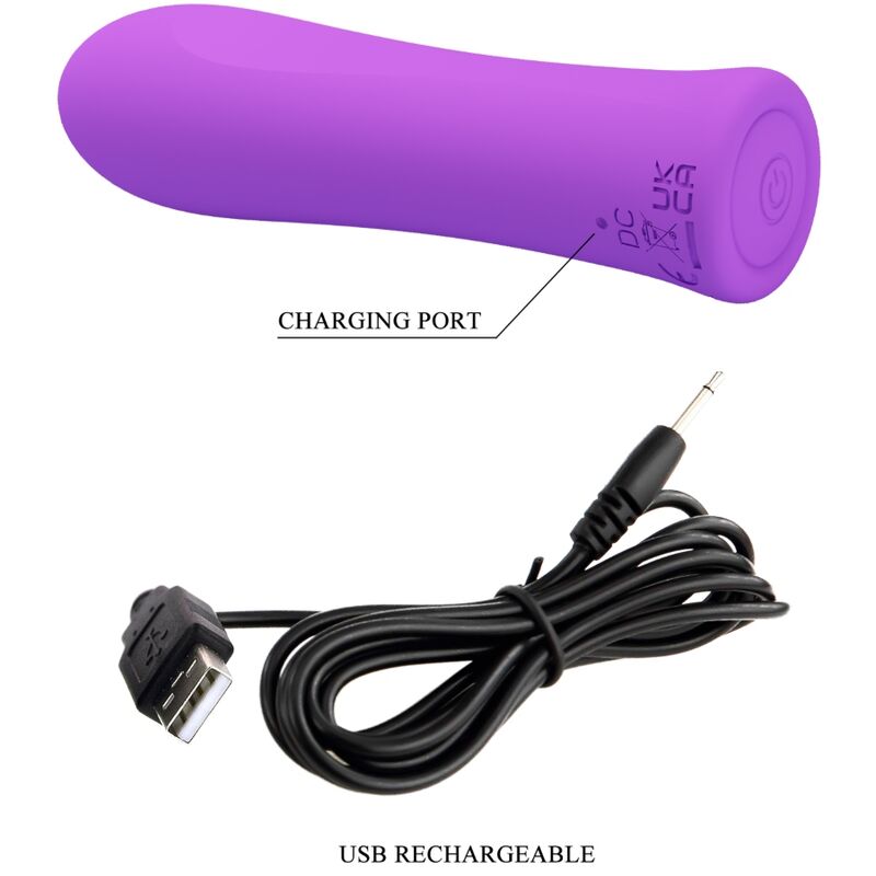 PRETTY LOVE - ALFREDA SUPER POWER VIBRATOR AQUA PURPLE - My naughty haven #