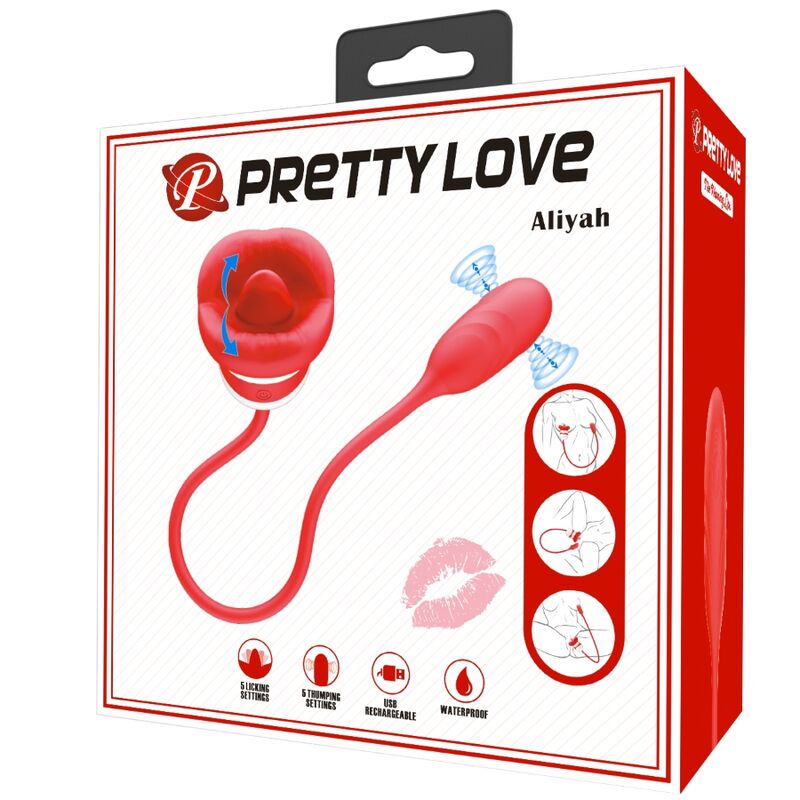 PRETTY LOVE - ALIYAH RED MOUTH MASTURBATOR - My naughty haven #