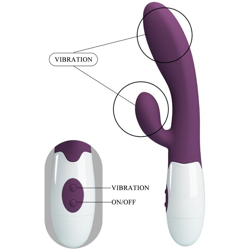 PRETTY LOVE - ALVIS RABBIT VIBRATOR & PURPLE G-SPOT - My naughty haven #